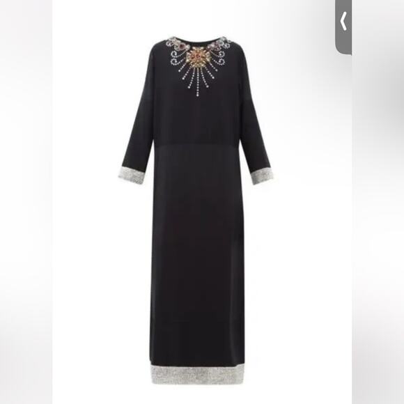 Gucci black wool-crepe gown-damaged - Picture 2 of 16